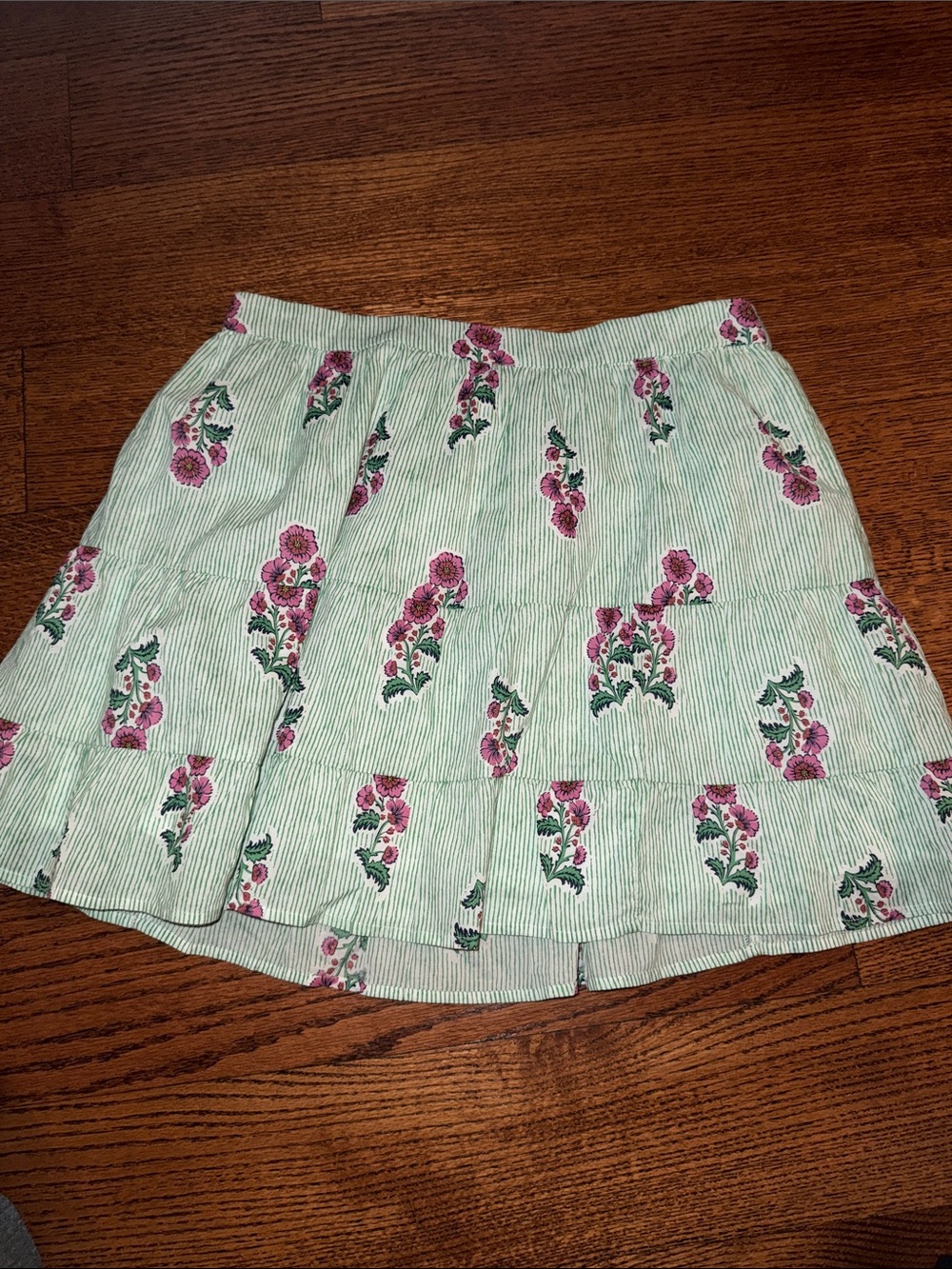 Jcrew floral mini skirt